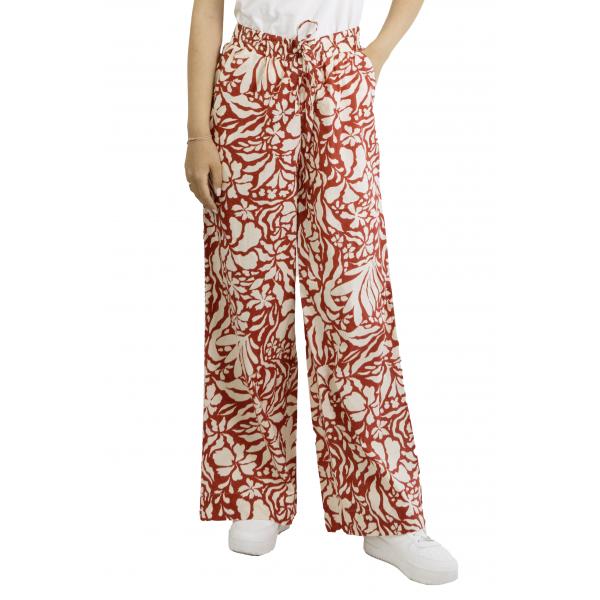 Pantalone fantasia con elastico e laccio Only